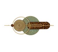 Porte-manteau mural en métal multicolore, 70 x 5,5 x 27,5 cm