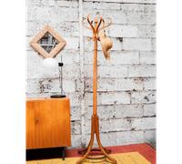 Porte-manteau perroquet en bois clair n°296