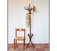 Porte-manteau perroquet en bois n°404