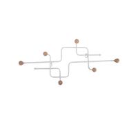 Porte-manteau Present Time Metro Blanc 4x26,5 cm