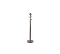 Umbra Flapper Portemanteau sur pied, 9 crochets rabattables, Gris | Bois d'hévéa, 2,3 kg par patère, 45 kg total, rangement entrée, 165 cm de haut, 57 cm diamètre