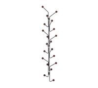 Porte-manteau Vertical Maze Bill Noir/ Noyer