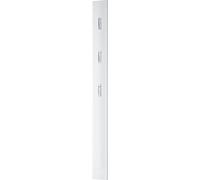 Porte-manteau, vestiaire ouvert en MDF lamine coloris blanc brillant - Longueur 15 x Profondeur 3 x Hauteur 170 cm - -
