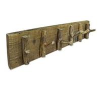 vidaXL Porte-manteau Bois de récupération massif 60 x 15 cm Marron Intérieur