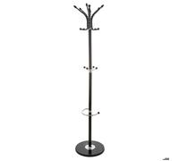 LES TENDANCES - Porte-manteaux et porte-parapluies Five - 2 en 1 - Pied en marbre - Noir