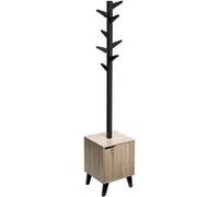 Porte manteaux Mix naturel et noir 5five Noir G