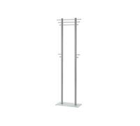Porte-manteaux TARIS, en métal couleur aluminium