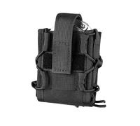 Porte-Menottes, Étui Tactique Menotte en Nylon, Pochette Menotte avec Crochet Boucle et Clip Molle, Holster Gadget pour Ceinture