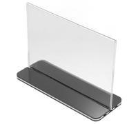 Porte-menu de Table Acrylique T Noir A5 à Tirage, Cadre Bureau