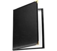 Porte-Menu Elégance 10 Pages 33 x 24 cm - Pujadas - Noir - PVC G