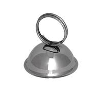 Porte-menu inox A4 avec anneau rond Gris G