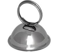 Porte-menu inox A4 avec anneau rond Gris G