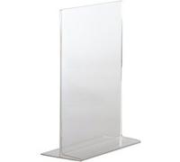 Porte menus A4 droit en acrylique