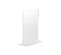 Porte menus A5 droit en acrylique