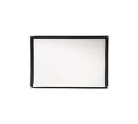 Porte-menus de style américain pour 2 cartes Noir A4 Restaurant Café Bar