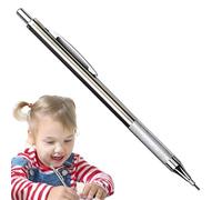 Porte-mine en métal : stylo mobile automatique, corps en acier inoxydable, outil de conception, dessin de lignes précis. Mécanisme pour l'avancement de la mine pour prendre des notes