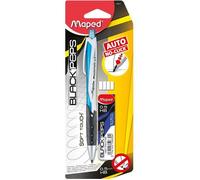 Porte mines automatique MAPED - HB - 0,5 mm - avec étui mine et 4 gommes de rechange