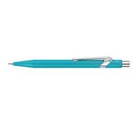 Porte-mines avec étui métal Caran d'Ache 844 0,7mm Colormat-X Bleu Turquoise Bleu Turquoise E