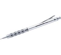 Porte-mines Graphgear 1000 0,5mm argent/noir Paquet de 12 pièces