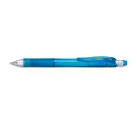 Porte-mines pentel energize canon fixe mine 0,7mm grip caoutchouc gomme avec capuchoncorps coloris bleu translucide