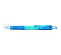 Porte-mines pentel energize-x canon fixe mine 0,5mm grip caoutchouc gomme avec capuchon corps coloris bleu