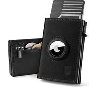 Porte-monnaie AirTag DODENSHA® avec protection RFID pour hommes- Porte-cartes noir