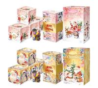 Porte-monnaie de Noël pour espèces,boîte-cadeau d'E.xplosion surprise faire | tirelires Pop-up amusante, nouveauté de l.uxe, tirelires rebondissante pliante, cartes d'argent de noël, pour la familles