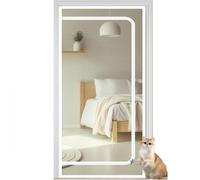 Porte Moustiquaire For Portes-fenêtres, Portes Coulissantes En Verre, Portes-fenêtres, Protection Contre Les Chats, Les Animaux Domestiques, Les Insectes, Les Mouches, Anti-déchirure, En Fibre De Verr