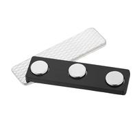 Porte-nom magnétique solide et réutilisable avec boucle sécurisée, clip robuste pour vêtements, uniforme, affichage d'identification d'employé, salle de ureau