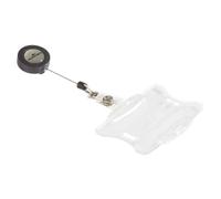 Porte-noms avec porte-badge - DURABLE - 85 x 54 mm