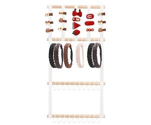 Porte-Nœuds 30 Crochets Rangement Accessoires Présentoir Colliers