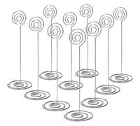 Porte-Numéros De Table De 8,6 Pouces - Lot De 10 Supports En Spirale Pour Photos, Menus, Cartes - Parfait Pour Les Mariages, Les Fêtes Et La Décoration Intérieure