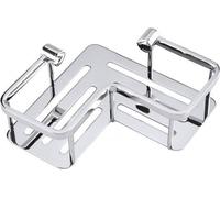 Porte-objets d'angle de douche mural CYTRO en laiton chromé 32,5x24x7,5 cm