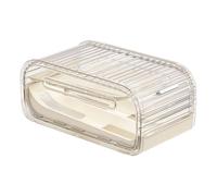 Porte-Oeufs pour Réfrigérateur Bac à 2 Étages Transparent avec Poignée | Range-Œufs à Roulement Stable de Frigo Pour Congélateur Garde-Manger Maison Restaurant Camping