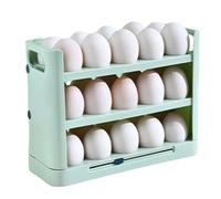 Porte-Oeufs pour Réfrigérateur,Plateau Économiseur d'Espace avec Poignées | Grand Organisateur de Stockage d'Oeufs pour Réfrigérateur - pour Congélateur Plan de Travail Garde-Manger Armoire Camping Ap