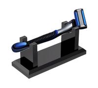 Porte ou | Support Horizontal pour Barbe,Base Antiscaptique Organisateur Espace Acrylique pour Vanity Salle De Bains Compteur Barbe Toilettes, Noir, Reportez-Vous à la Description, Se référer à