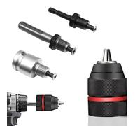 Porte-outil métallique SDS avec serrage rapide, de 1,5 à 13 mm, avec adaptateur SDS Plus 1/2" - 20 UNF
