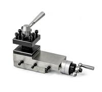 Porte-outils Combiné Pour Mini-tour 0618, Glissière En Fonte Course 80 Mm, Vis Trapézoïdale Tr12x3, Hauteur De Centre 45 Mm, Compatible Outils 10-14 Mm, Pour Tournage Léger, Modélisme Et Amateurs