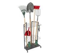 Relaxdays Râtelier pour 34 outils de jardin
