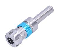 Porte-outils de taraud flottant, M2-M22 HRC48-55 ER25 Adaptateur télescopique Mandrin à tige droite Cône de mandrin pour CNC pour tour de fraisage pour tournage(GS-TER25-D20)