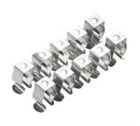 Porte-outils en acier au manganèse avec base étroite et pince en éponge pour organiser les outils, balais, brosses, râteaux et tuyaux de serrage dans les garages et abris de jardin (32 mm (hauteur 43
