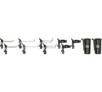 Porte-outils HAZET 11 pièces 112/11 - convient aux servantes d'atelier HAZET - montage sur parois perforées à trame de trous carrés - support robuste pour outils'.