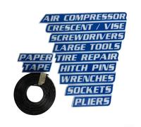 Porte-outils magnétique portable avec étiquettes transparentes pour atelier et garage, surfaces métalliques pour une manipulation efficace des outils (bleu, 11 pièces)