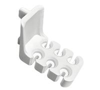 Porte-outils mural imprimé 3D pour lime à aiguilles, blanc | Construction légère en PET avec taille compacte pour un rangement vertical peu encombrant pour une configuration organisée de