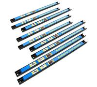 Porte-outils - WILTEC - Kit 9 barres magnétiques - 46 cm - 13 6 kg/barre - Acier bleu