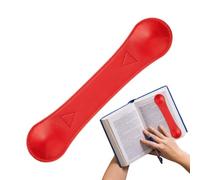 Porte-page magnétique - Marque-page lesté en cuir synthétique portable mains libres pour manuels et livres de cuisine, ouvre-livre élégant, durable, facile à nettoyer