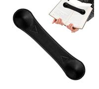 Porte-page magnétique - Marque-page lesté en cuir synthétique portable mains libres pour manuels et livres de cuisine, ouvre-livre élégant, durable, facile à nettoyer