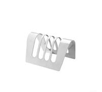 Porte-Pain Acier Inoxydable 18x9cm Drainage(A) | Acier inoxydable pour premium, drainage intégré, résiste rouille, 18.7x8.5cm, usage quotidien