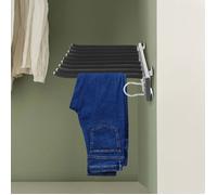 Porte - pantalon standard simple rangée droite noir