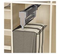 Porte-Pantalons Extensible pour Placard - Support à Pantalons Coulissant, Organisateur de Garde-Robe Gain de Place, idéal pour la Chambre et Les armoires de magasins (400 mm)